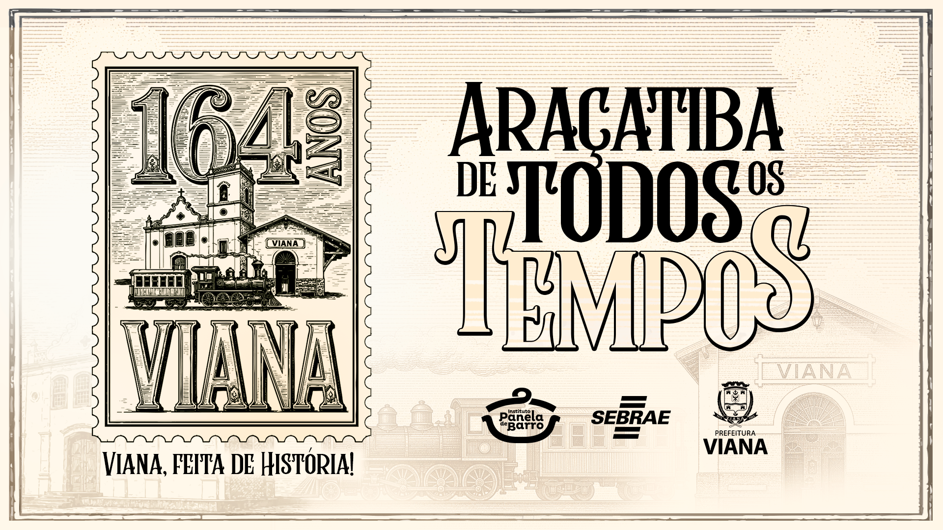 Viana comemora 164 anos com três dias de atrações gratuitas em Araçatiba